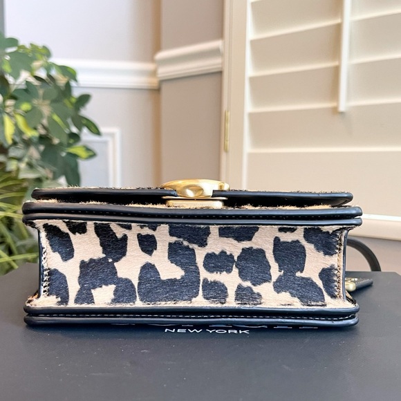 🔥Coach Bandit Shoulder Bag With Leopard Print Haircalf - Picture 8 of 13